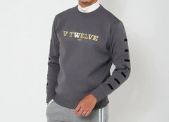 LX 3D KNIT | ニット | クルーネック | セーター | グレー | ゴルフウェア
