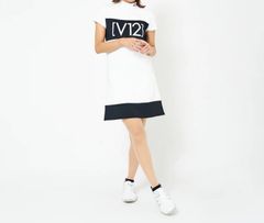 MOCK ONE-PIECE | モックネック | ホワイト | レディース | ゴルフウェア