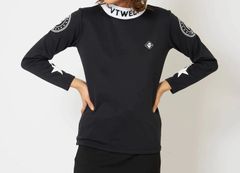 LOGO NECK MOCK_WM | モックネック | ブラック | レディース | ゴルフウェア