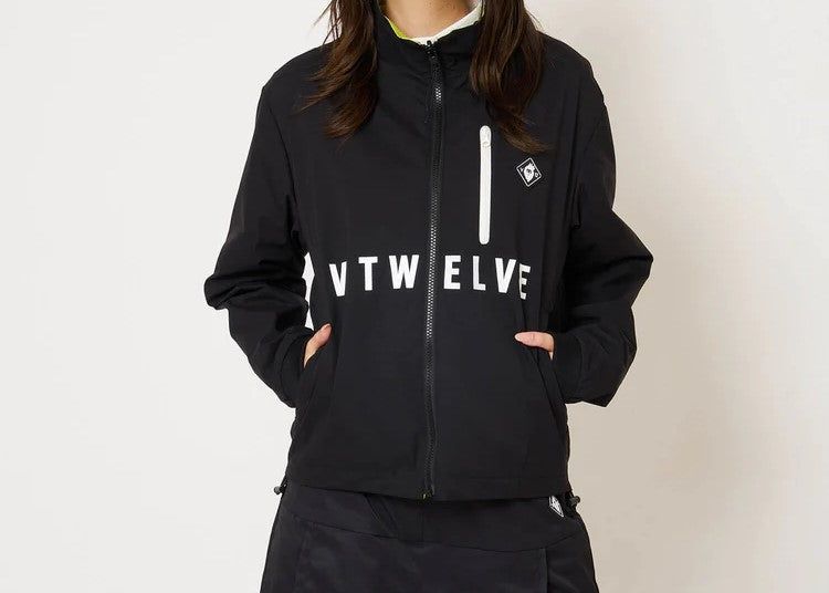 REVERSIBLE BANDANA JKT | リバーシブルブルゾン | ジップアップブルゾン | ブラック | イエロー | レディース | ゴルフウェア