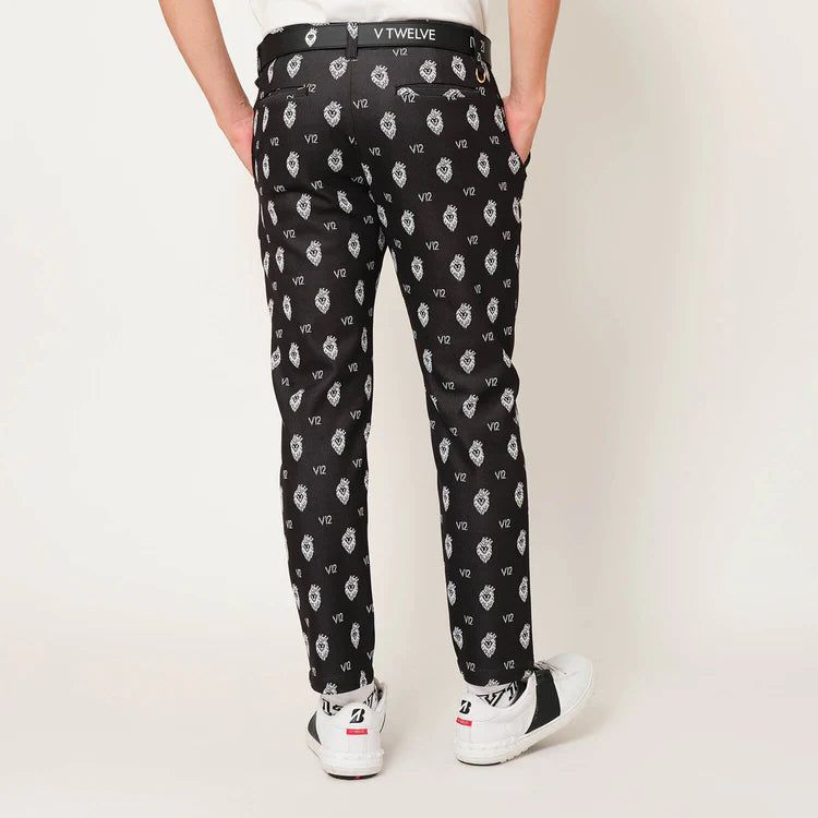 V12(ヴィ・トゥエルブ) | イージーパンツ | CREST PANTS | ブラック | メンズ