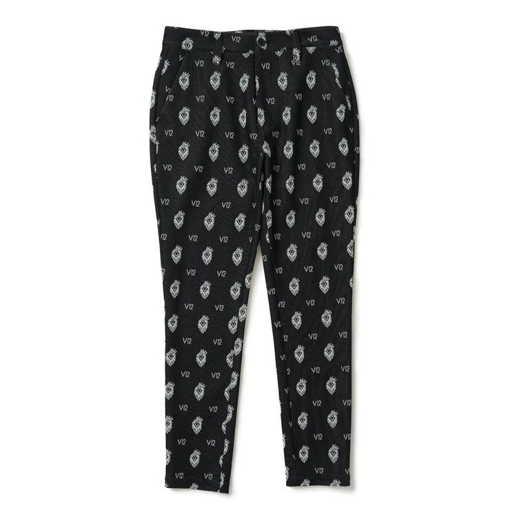 V12(ヴィ・トゥエルブ) | イージーパンツ | CREST PANTS | ブラック | メンズ