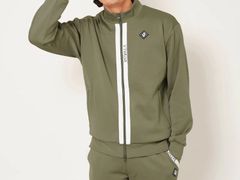MAG TOP | ブルゾン | メンズジップアップジャージ | オリーブ | メンズ | ゴルフウェア