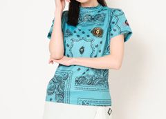 BAN MOCK | モックネック | Tシャツ | ターコイズ | レディース | ゴルフウェア