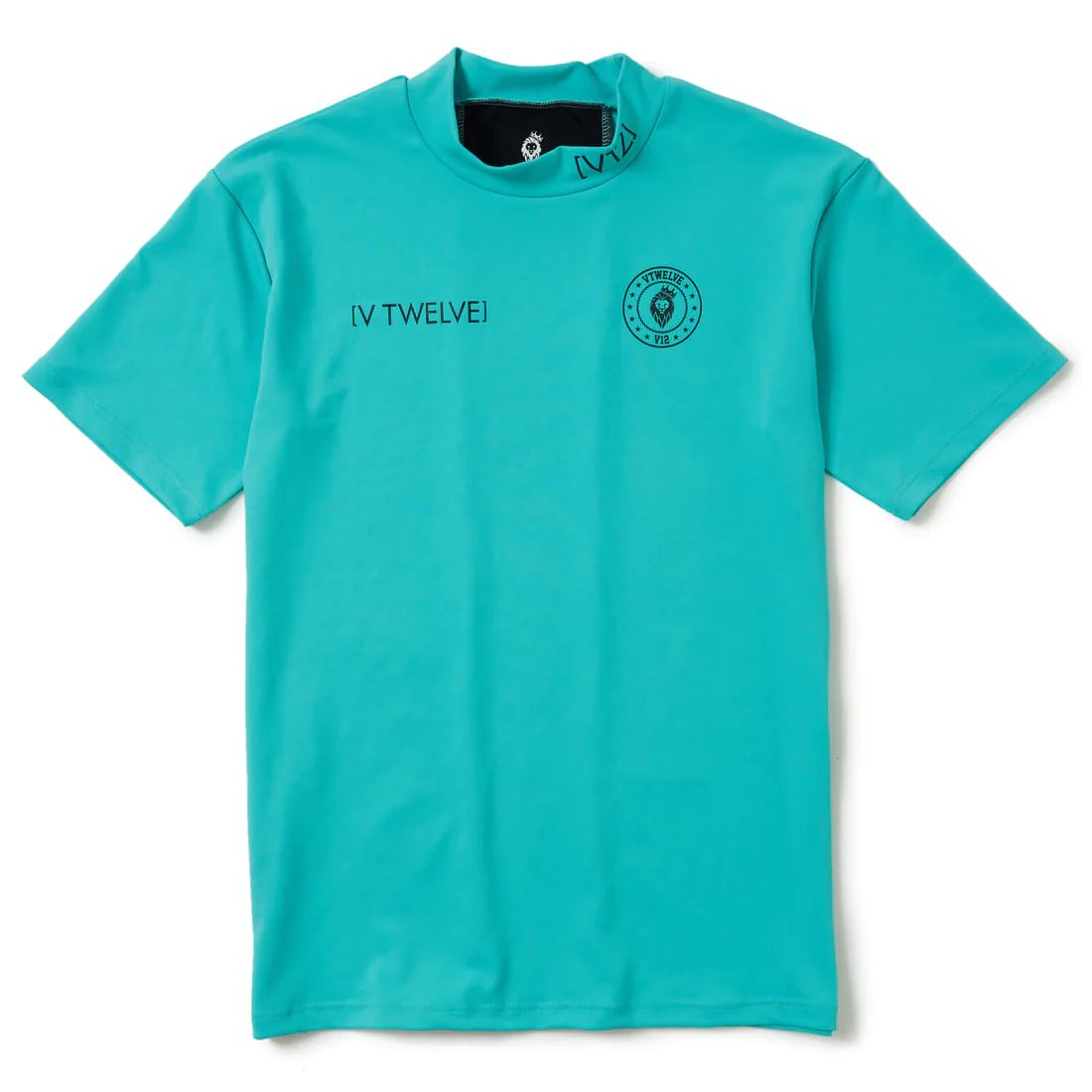 VERTICAL C MOCK | モックネック | Tシャツ | ターコイズ | メンズ | ゴルフウェア