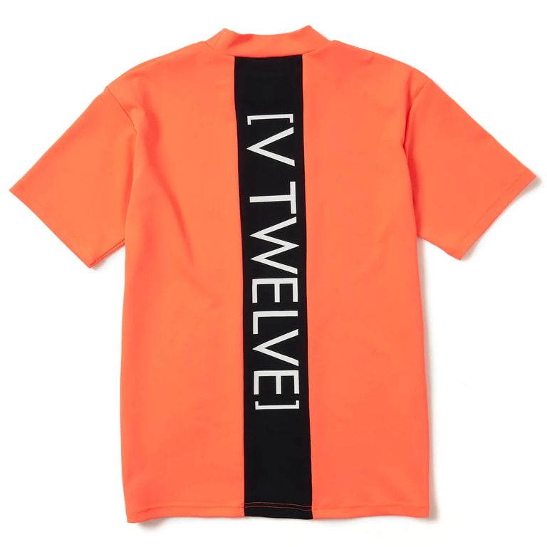 V12 - VERTICAL C MOCK | モックネック | Tシャツ | オレンジ V12 - VERTICAL C MOCK | モックネック | Tシャツ | オレンジ