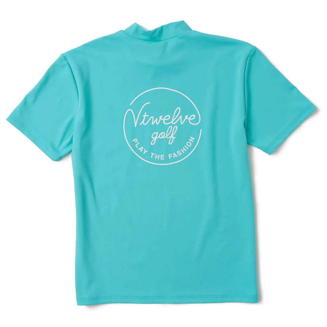 DOUBLE LOGO MOCK | Tシャツ | ターコイズ | メンズ | ゴルフウェア