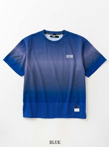 GRADATION LOGO TEE | Tシャツ | ブルー | メンズ | ゴルフウェア