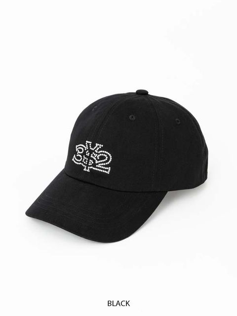 RHINESTONE AGG LOGO CAP | キャップ | ブラック | ユニセックス