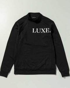 光沢ロゴモックネックTシャツ | モックネック | ブラック | メンズ | ゴルフウェア