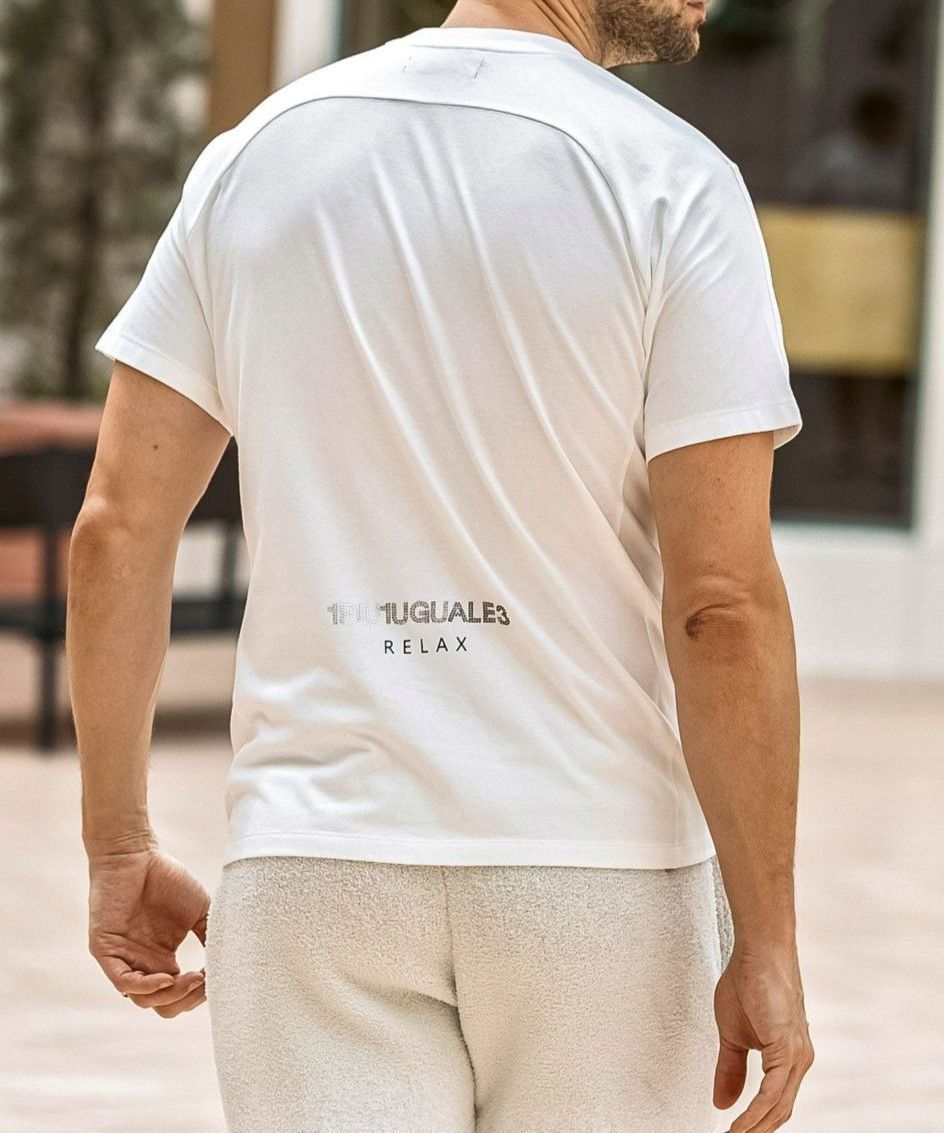 【ミッキーマウス】グラデーションラインストーン半袖Tシャツ  | Tシャツ | ホワイト | メンズ |