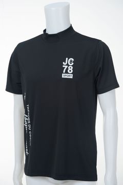 スポーツエレガンス ハイパフォーマンス ポロシャツ | モックネックTシャツ | ブラック | メンズ | ゴルフウェア