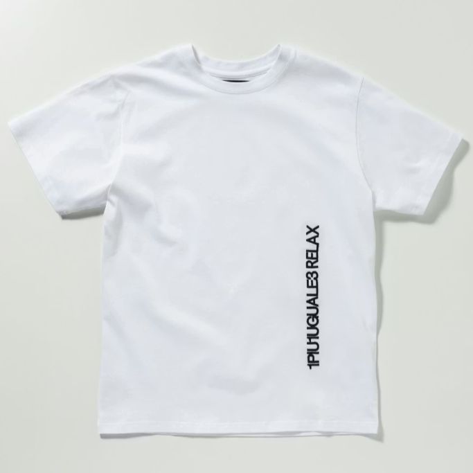 バーチカルエンブロイディー半袖Tシャツ | Tシャツ | ホワイト | メンズ