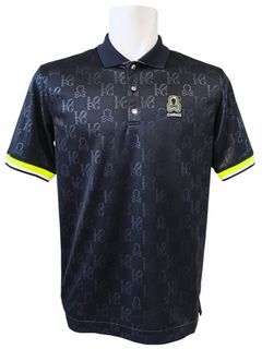 Ever Monogram Embossed Polo | ポロシャツ | ブラック | メンズ | ゴルフウェア