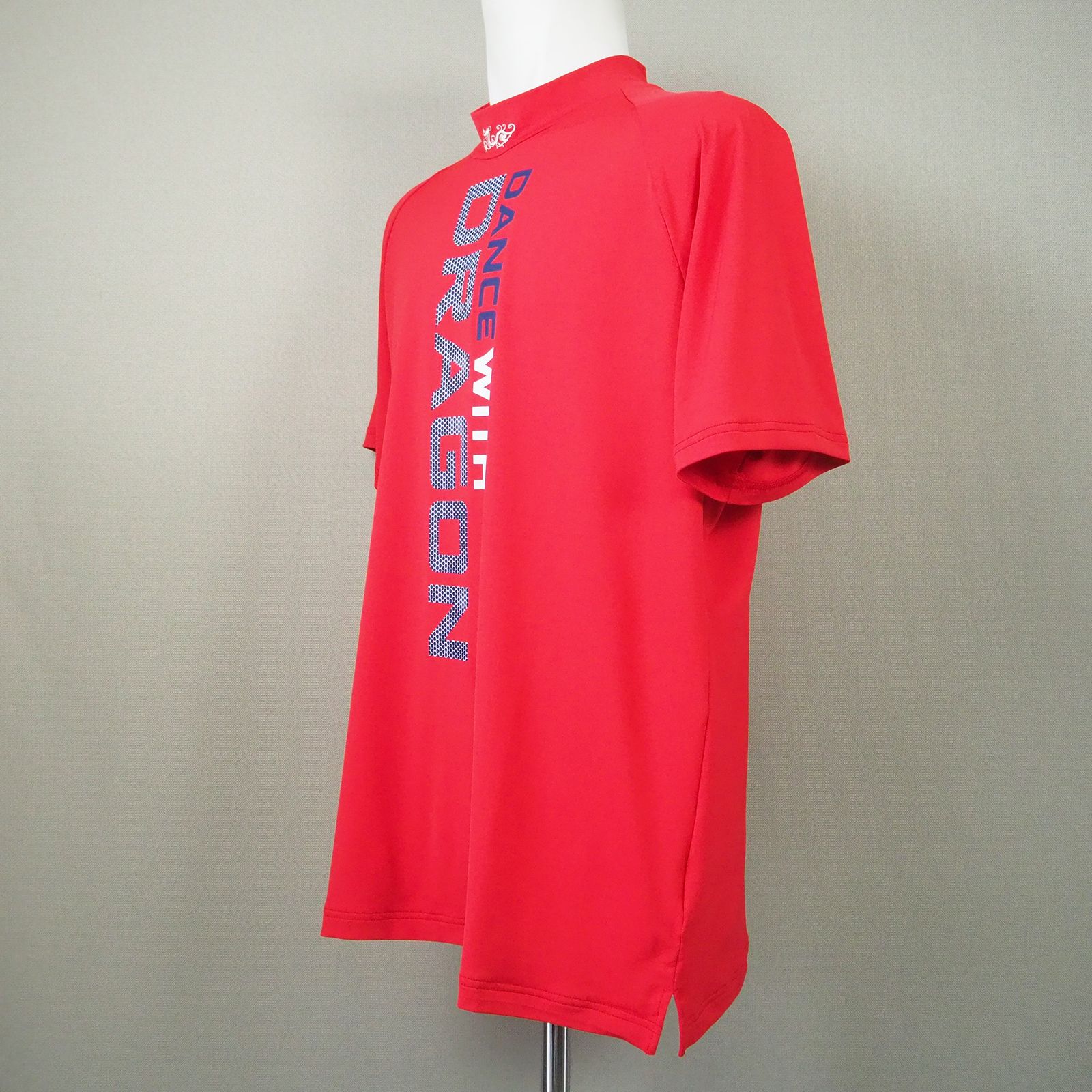 リサイクルベア天モック | 半袖 モックネック Tシャツ | メンズ ゴルフ | RED レッド (059)