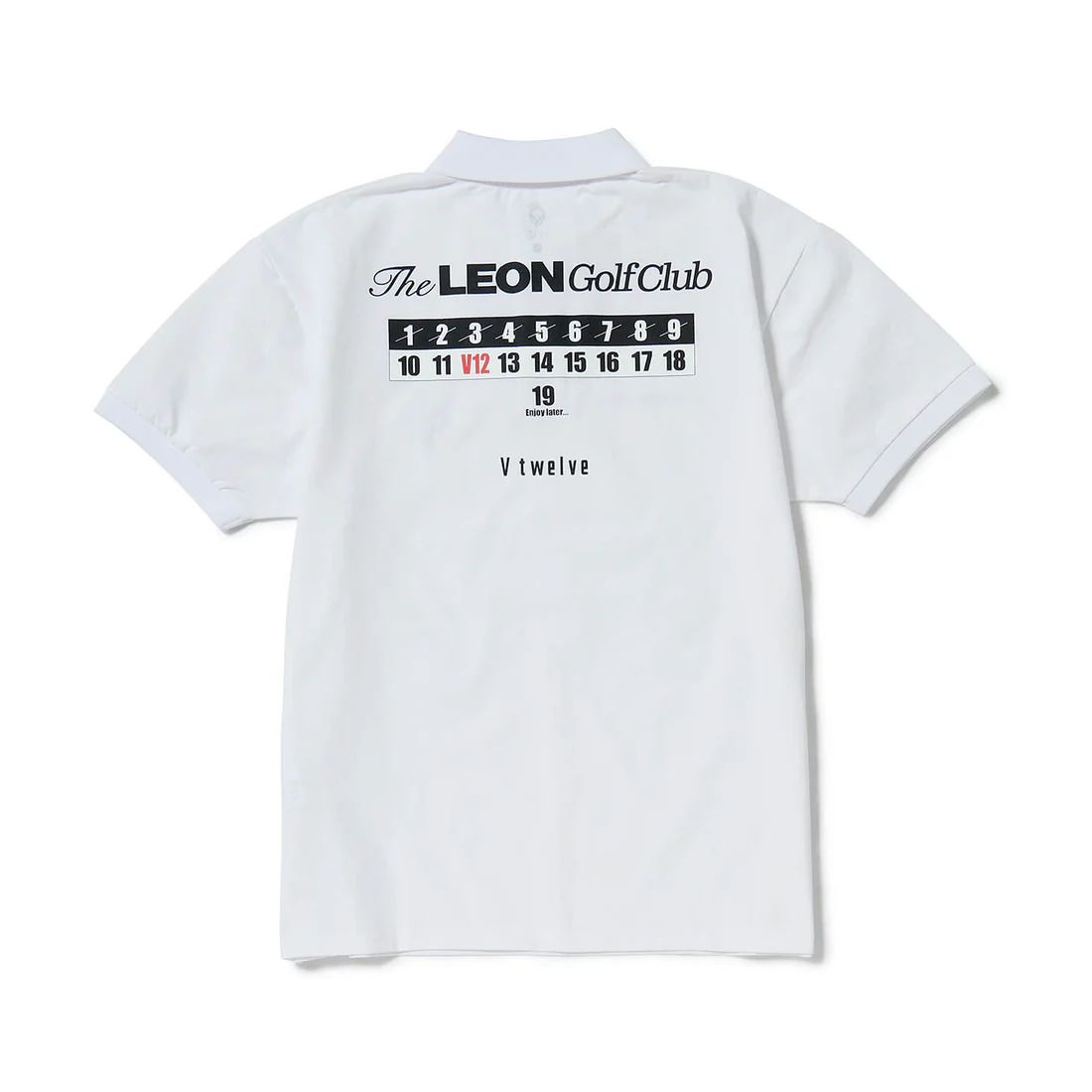 LEON GC set B | ポロシャツ×モックネック  2枚セット| ホワイト×ブラック | メンズ | ゴルフウェア