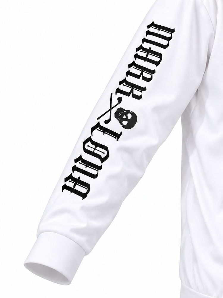 Fraktur Smooth Mock Neck | モックネック | ホワイト | メンズ | ゴルフウェア