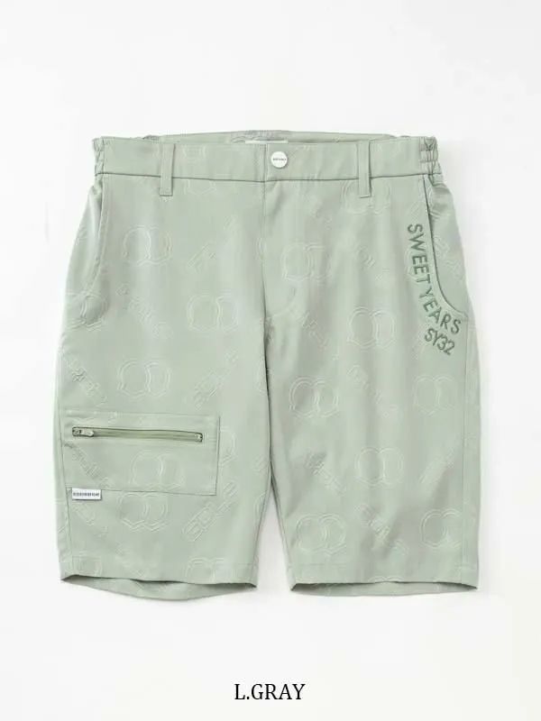 BACK EMBOSS SHORTS | ショートパンツ | L.グリーン | メンズ | ゴルフウェア