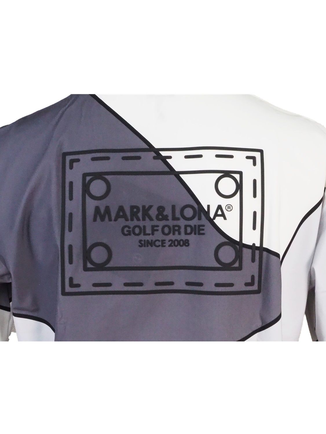 MARK & LONA ゴルフシャツ 青 MARK&LONA - Milo®️-fit Tee | モックネック | Tシャツ