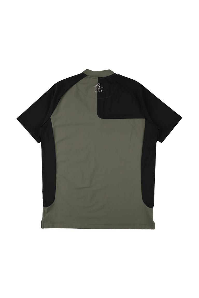 【2026年SS予約商品】BLADE POLO［NAVY］| モックネックシャツ | カーキ | メンズ | ゴルフウェア