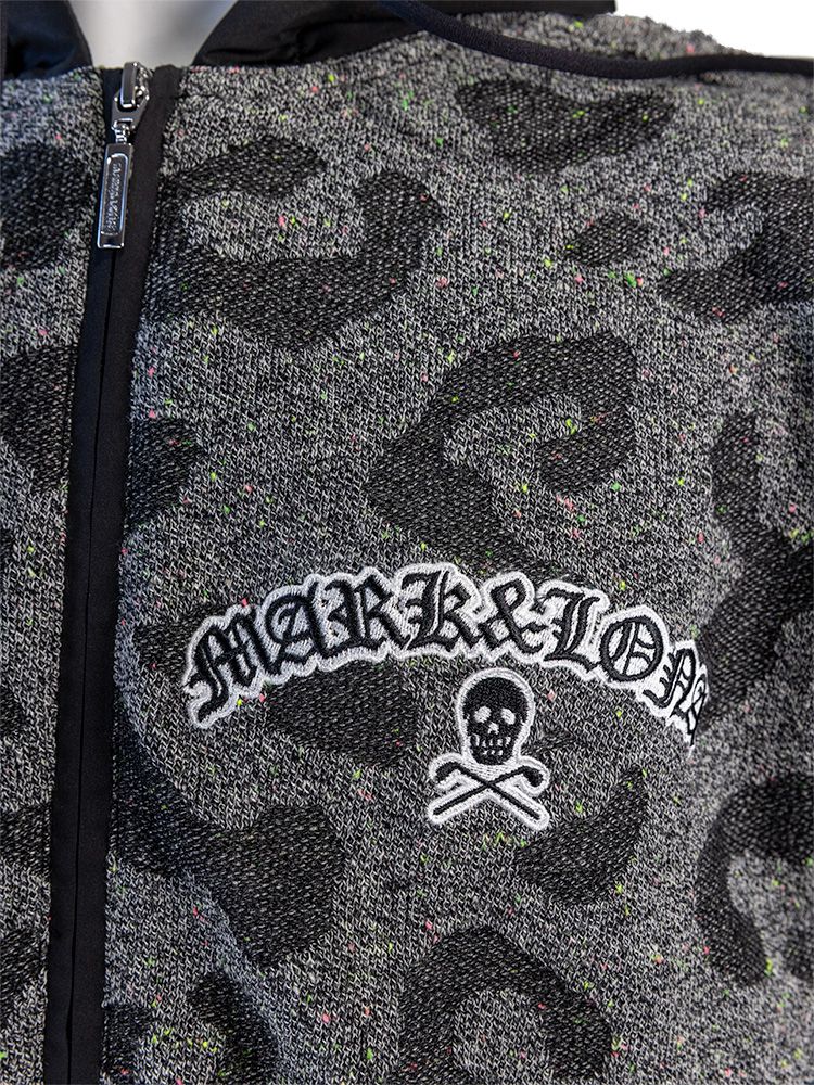 Pantera Prism Knit Zip Hoodie | パーカー | ブラック | メンズ | ゴルフウェア | 写真