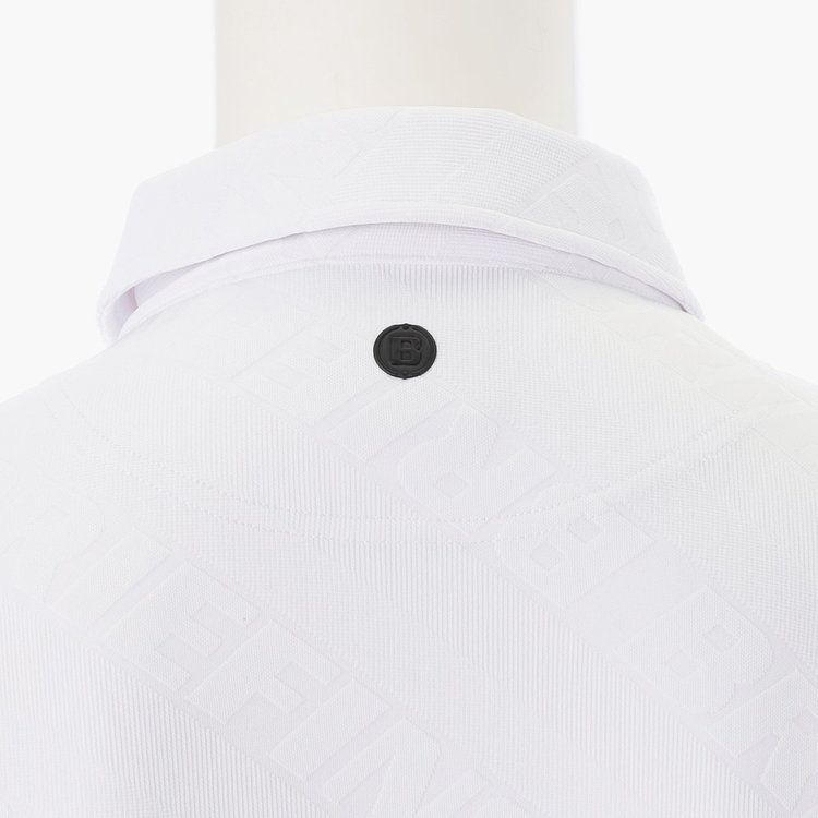 SH MENS BIAS LOGO HALF ZIP SHIRT | ポロシャツ | ホワイト | メンズ | ゴルフウェア