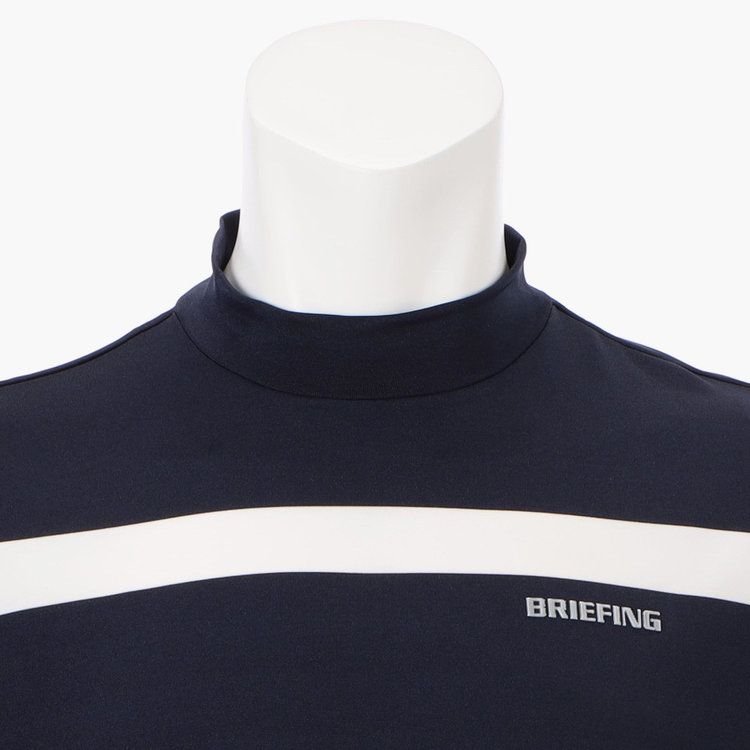MEN’S PANEL STRIPE HIGHNECK （リラックスフィット） | ハイネックシャツ | ネイビー | メンズ | ゴルフウェア