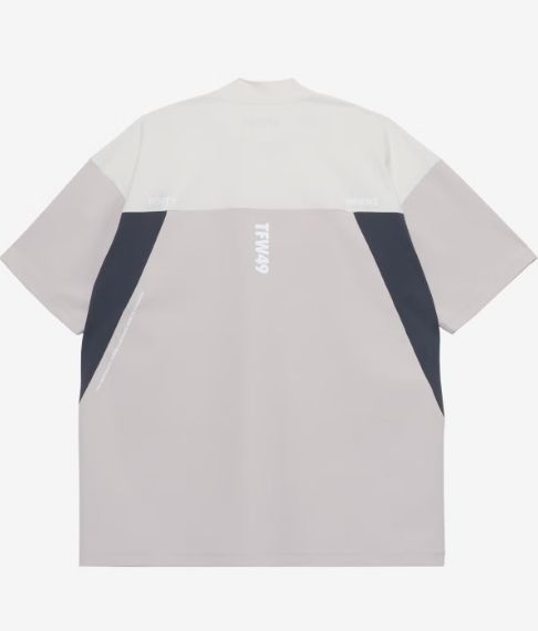 WIDE SHORT SLEEVE MOCKNECK | モックネック | ベージュ | メンズ | ゴルフウェア