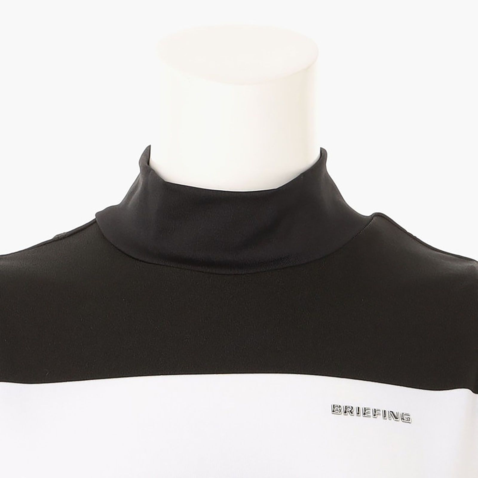 WOMENS PANEL STRIPE NO SLEEVE HIGH NECK | モックネック | ノースリーブ | ブラック | レディース | ゴルフウェア