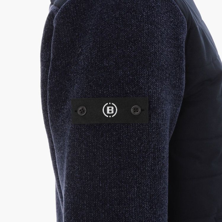 MEN'S WINDBLOCK MOLE YARN KNIT BLOUSON | ブルゾン | ネイビー | メンズ | ゴルフウェア