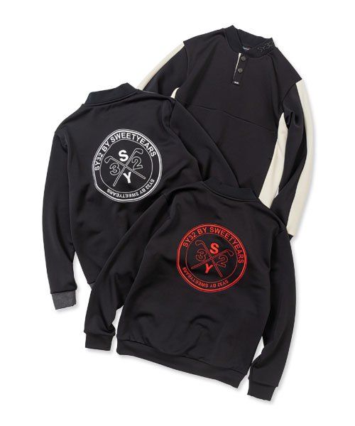 CORDURA FLEECE SWEAT SHIRTS | スウェット | ブラック | メンズ | ゴルフウェア
