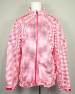 レインウェア 上下セット | ホワイト×レッド | レディース | ゴルフウェア