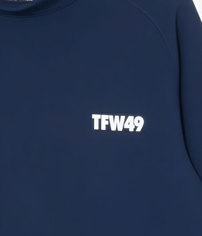 WARM MOCKNECK L/S T | モックネックシャツ | ネイビー×ブラック | メンズ | ゴルフウェア