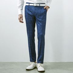 ストレッチドライメッシュプリントスラックス | サックス | メンズ