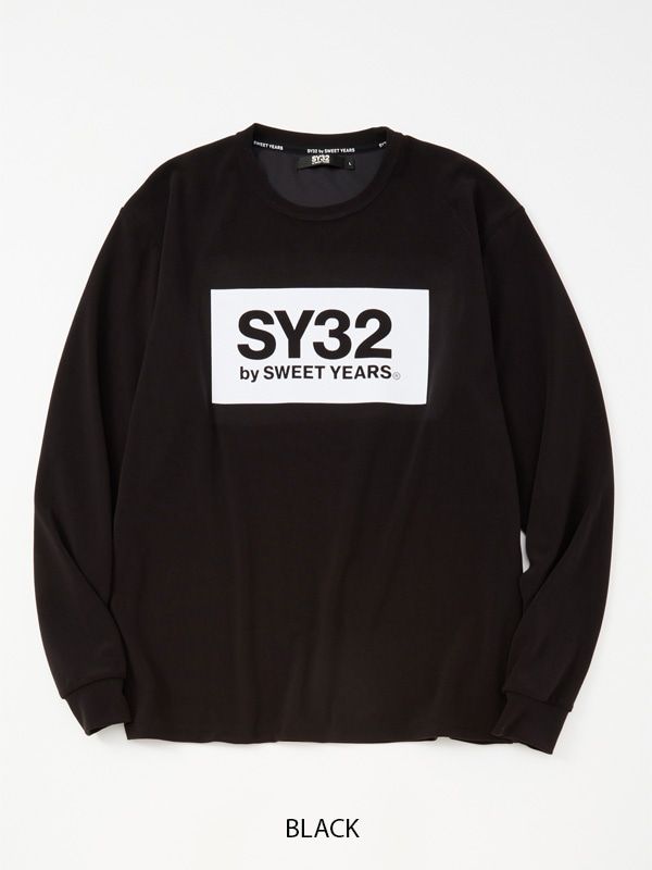 FLOCKY BOX LOGO FLEECE L/S TEE | Tシャツ | ブラック | メンズ