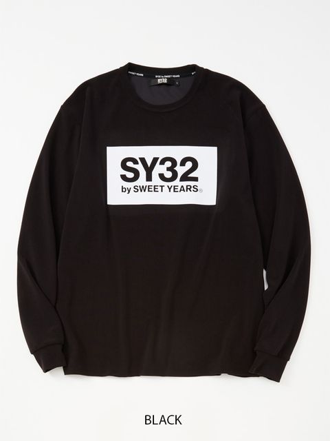FLOCKY BOX LOGO FLEECE L/S TEE | Tシャツ | ブラック | メンズ