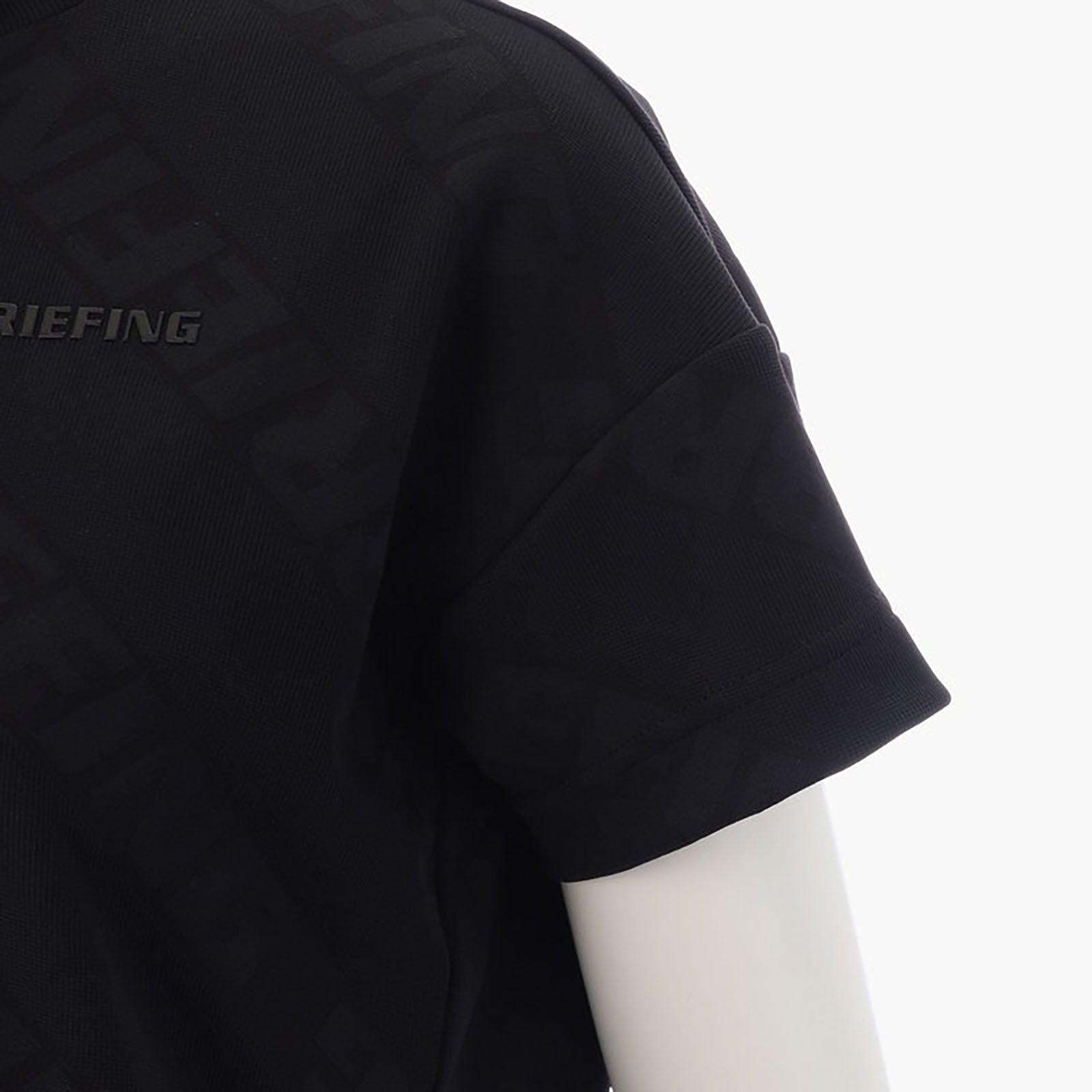 SH WOMENS BIAS LOGO HIGH NECK | ハイネック | モックネック | ブラック | レディース | ゴルフウェア