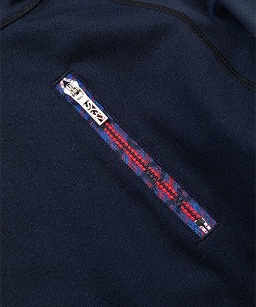 SYG-23A12MI | ハイネック | モックネック | Tシャツ | ネイビー | ゴルフウェア