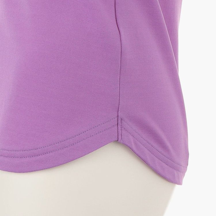 WOMENS TOUR NO SLEEVE HIGH NECK | ツアー ノースリーブ ハイネック | モックネック Tシャツ | パープル | レディース | ゴルフウェア