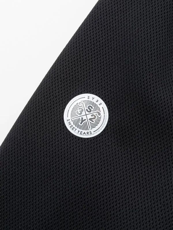 DOUBLE RUSSELL JERSEY HALF-ZIP JK | ブルゾン | ブラック | メンズ | ゴルフウェア