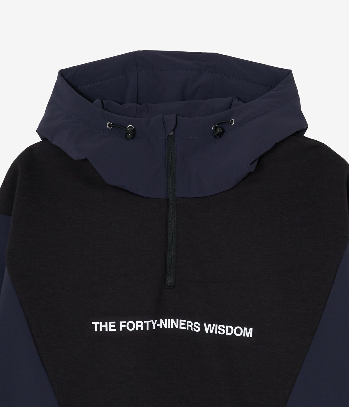 CARDBOARD MATERIAL HOODIE | パーカー | ブラック×ダークネイビー | ユニセックス | ゴルフウェア
