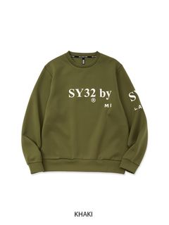 DOUBLEKNIT SEPARATE GRAPHIC CREW | トレーナー | カーキ | メンズ | ゴルフウェア