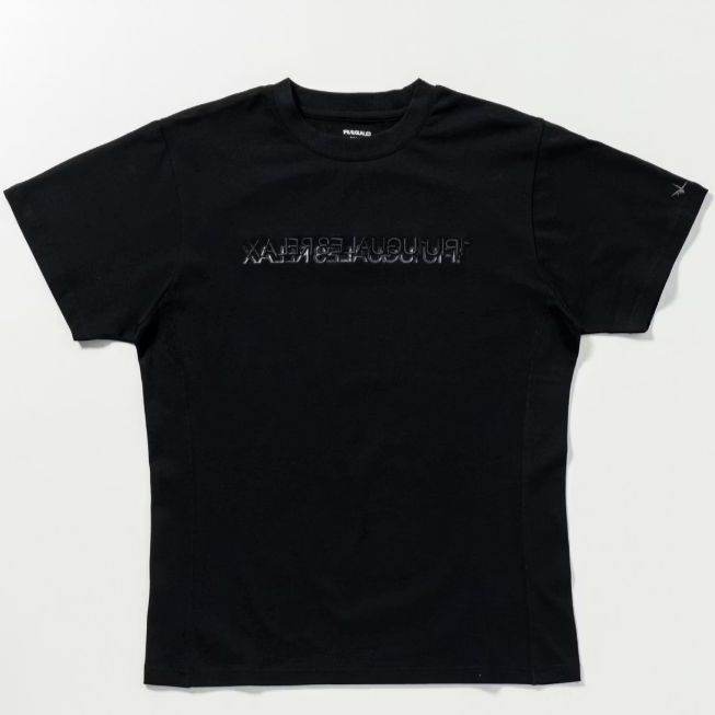 2重ロゴ半袖Tシャツ | Tシャツ | ブラック | メンズ