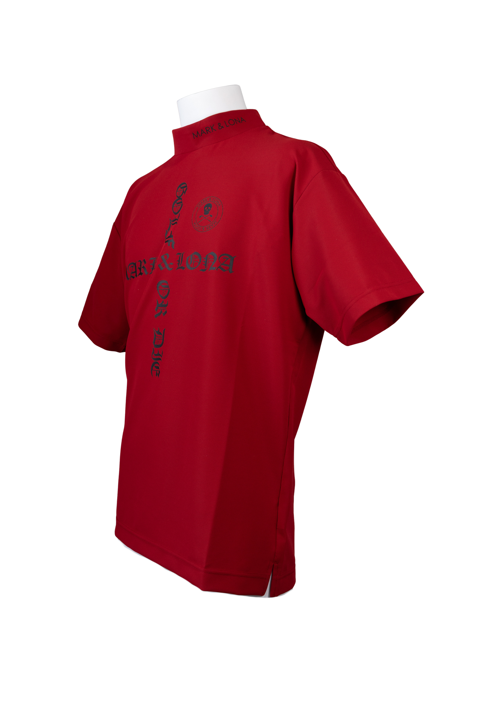 Croce Waffle Mock Neck Tee | MEN | Tシャツ | レッド | メンズ | ゴルフウェア