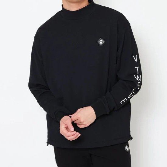 RELAX L/S MOCK | Tシャツ | ブラック | メンズ | ゴルフウェア
