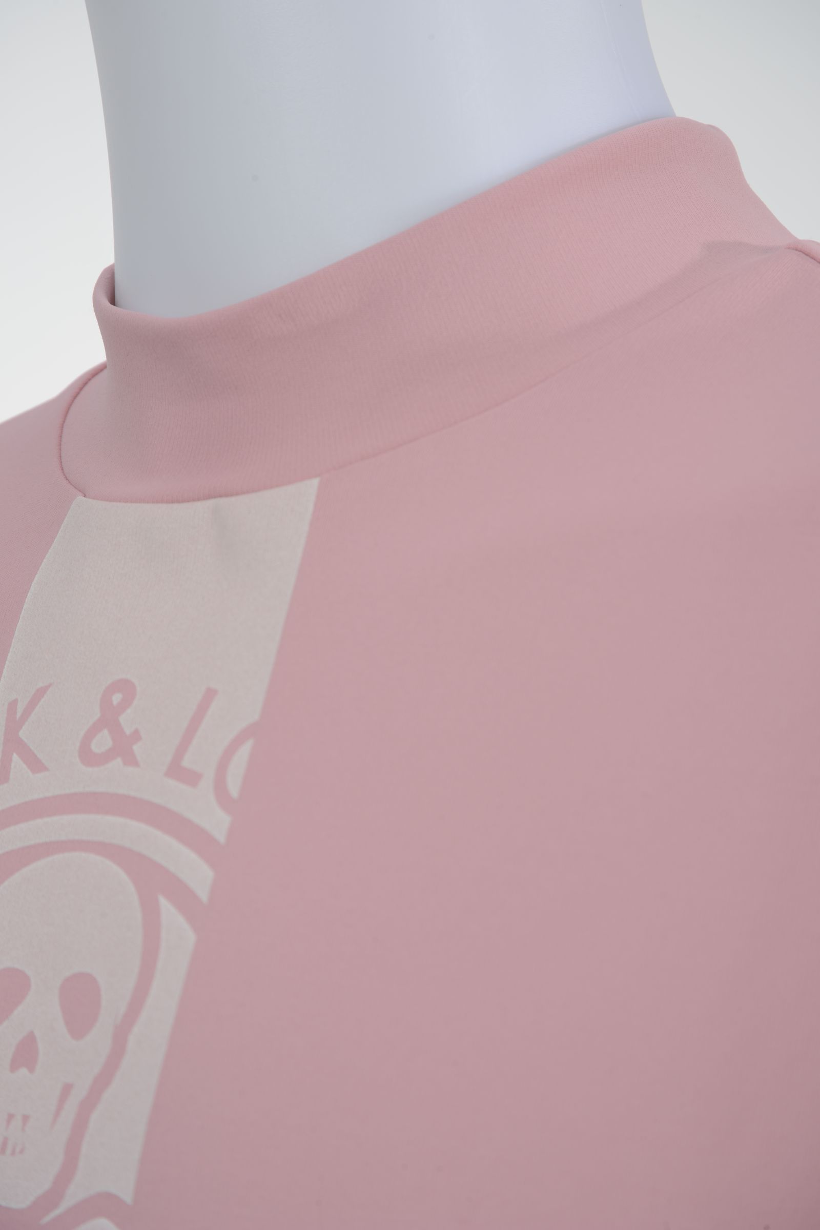 Pulsar Mock Neck Tee | モックネック | ピンク | ユニセックス | ゴルフウェア