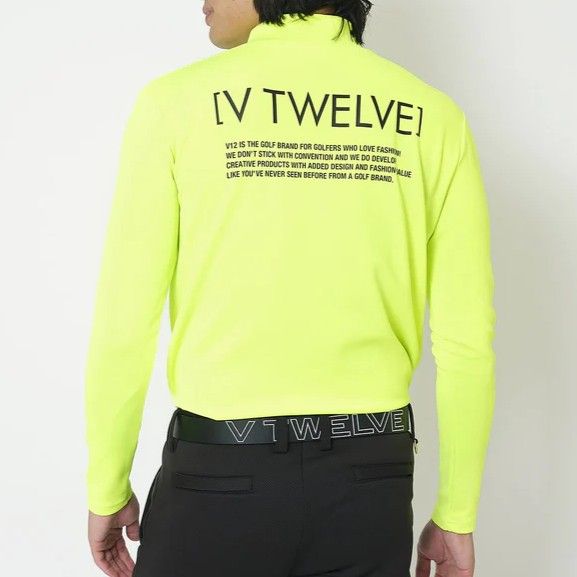 CENTER LOGO MOCK | Tシャツ | イエロー | メンズ | ゴルフウェア