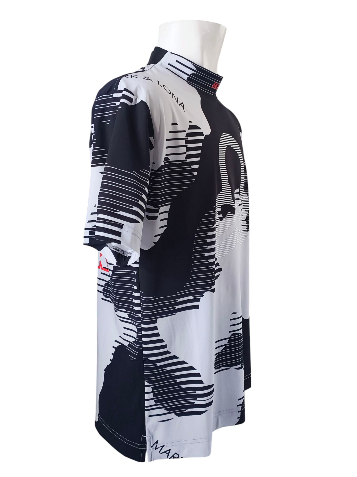 Flow Camo Mock Neck Tee | モックネックシャツ | グレー | メンズ | ゴルフ