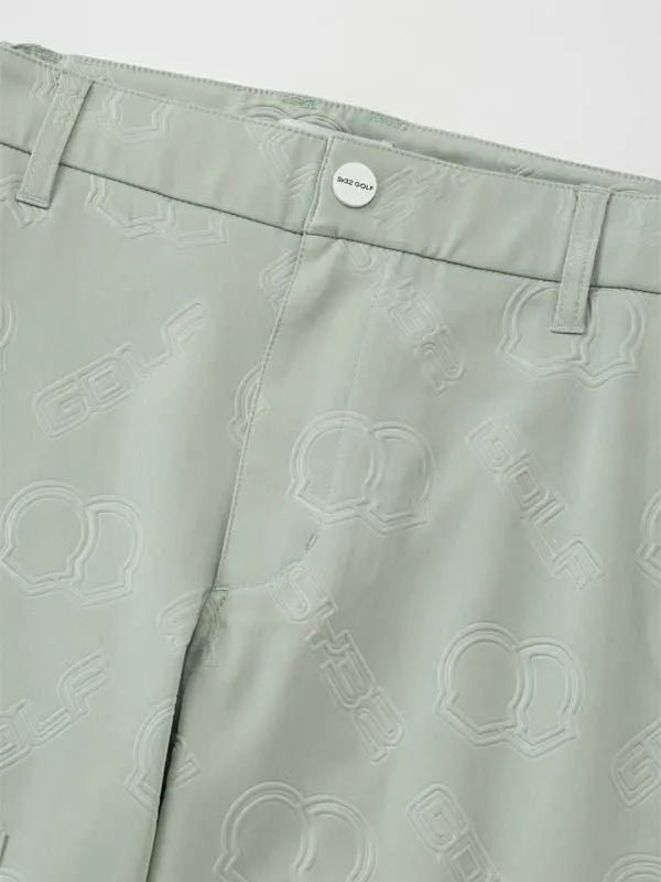 BACK EMBOSS SHORTS | ショートパンツ | L.グリーン | メンズ | ゴルフウェア