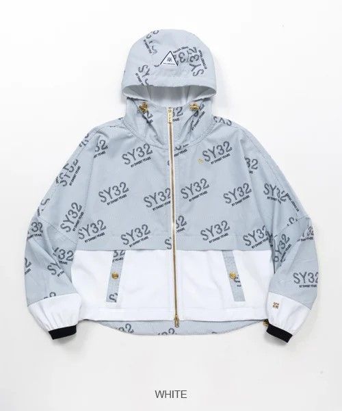 SY32 by SWEET YEARS - STRETCH GRAPHIC COMBI JACKET